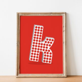 The Killers K Logo Poster Print - Perfect gift for any fan of The Killers
