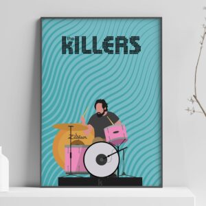 The Killers Band Poster - Ronnie Vannucci Jr. (Drummer)