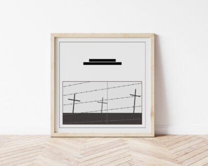 Pressure Machine - The Killers Inspired Square Minimalist Album Print