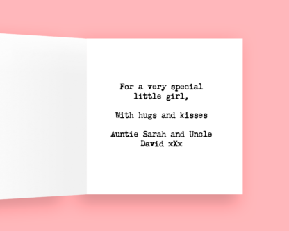 Personalised Unicorn Birthday Card - Image 2