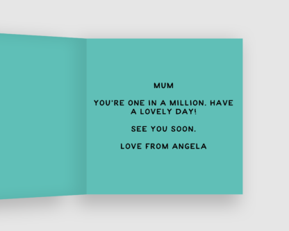 I Wish I Could Hug You On Your Birthday - Self Isolating Birthday Card - Image 2