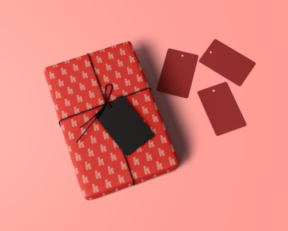 The Killers Luxury Red K Logo Gift Wrapping Paper - Image 2