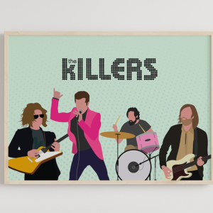 The Killers Complete Band Poster