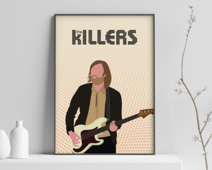 The Killers Band Poster - Mark Stoermer Bass Player