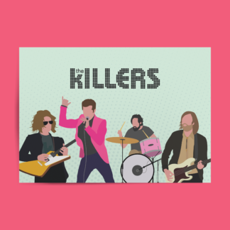 Digital The Killers Complete Band Poster