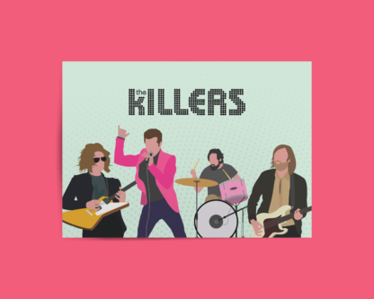 Digital The Killers Complete Band Poster