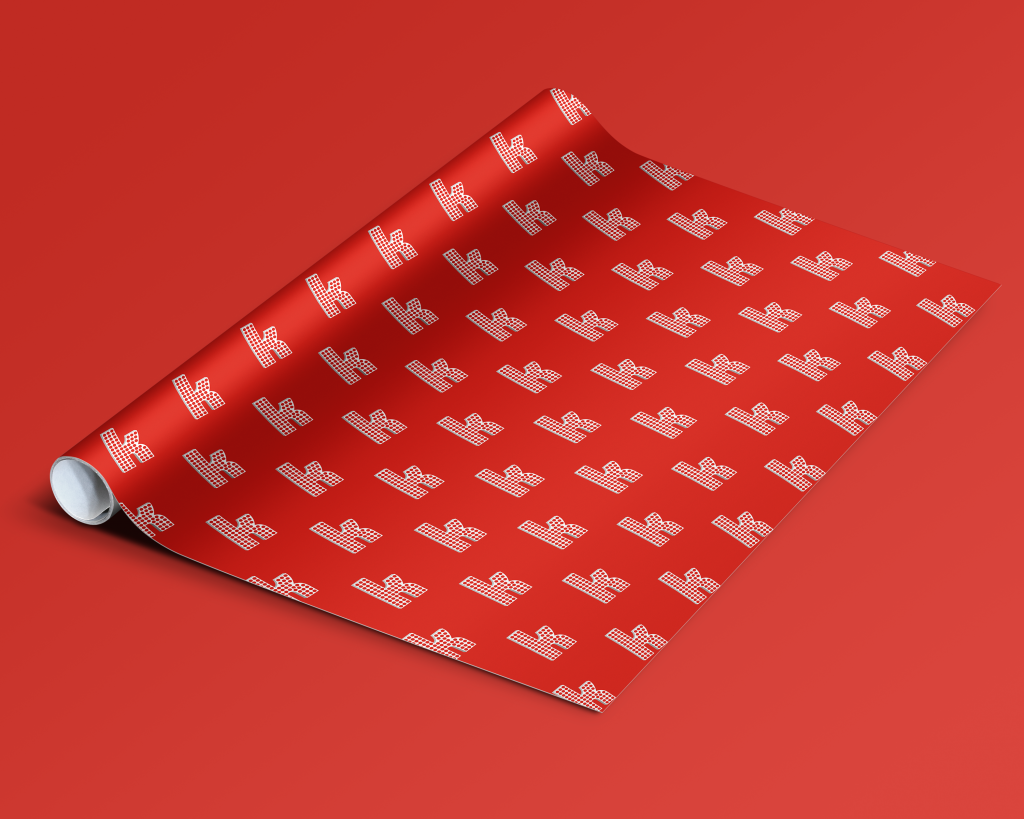 The Killers Luxury Red K Logo Gift Wrapping Paper