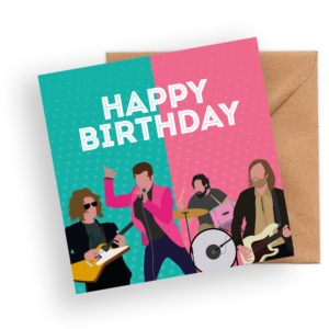 The Killers Full Band Happy Birthday Card