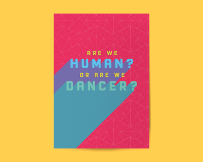 The Killers Human Lyric Art Print - Image 4