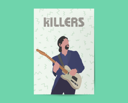 The Killers Band Poster - Ted Sablay (Touring Member) - Image 2