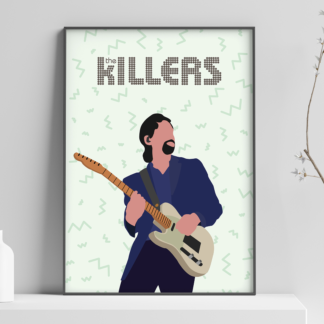 The Killers Band Poster - Ted Sablay (Touring Member)