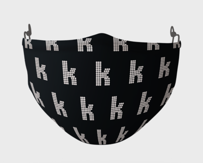 The Killers K Logo Black Reusable Premium Triple-Layer Face Mask