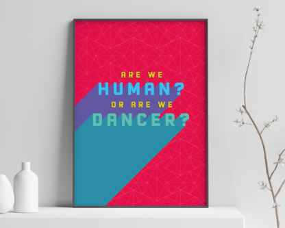 The Killers Human Lyric Art Print - Image 2