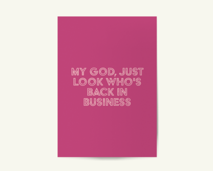 My God - The Killers Inspired Imploding The Mirage Song Lyric Print