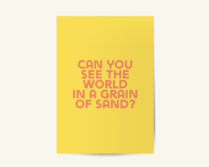 Running Towards a Place - The Killers Inspired Imploding The Mirage Song Lyric Print