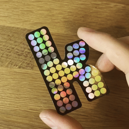 The Killers K Holographic Vinyl Sticker - Image 2