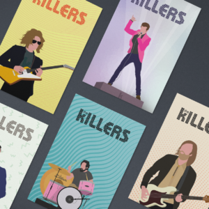 The Killers - Band Illustration Print Bundle