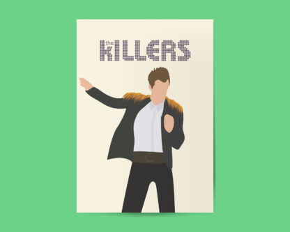 The Killers Band Poster - Brandon Flowers in Human - Image 3