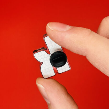 The Killers K Black Acrylic Pin Badge | Band Pin | Button Badge - Image 3