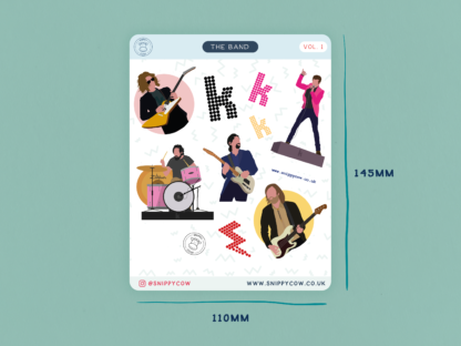The Killers - Volume 1 - The Band - Sticker Sheet - Image 2
