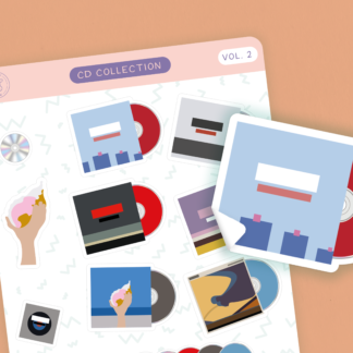 The Killers - Volume 2 - CD Collection - Sticker Sheet