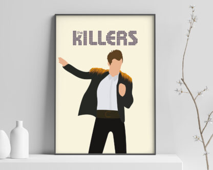 The Killers Band Poster - Brandon Flowers in Human