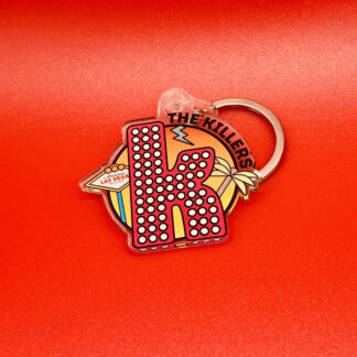 LIMITED EDITION: Vegas Sunset 50mm Acrylic Keyring - Inspired By The Killers