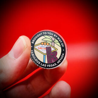 The Killers Vegas Round Acrylic Pin Badge | Band Pin | Button Badge