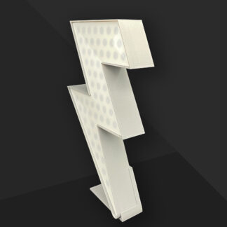 Battle Bolt Desk LED Lightning Bolt Light - Inspired by The Killers