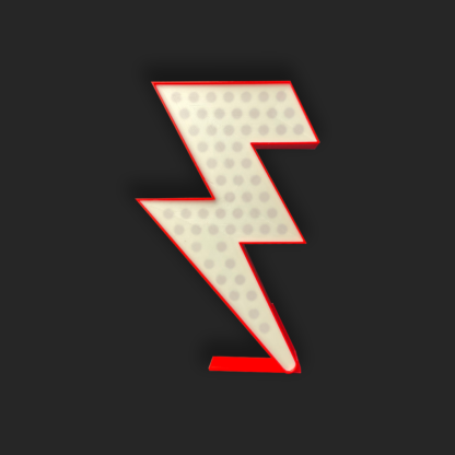 Red K & Battle Bolt LED Light Bundle Inspired by The Killers - Image 3