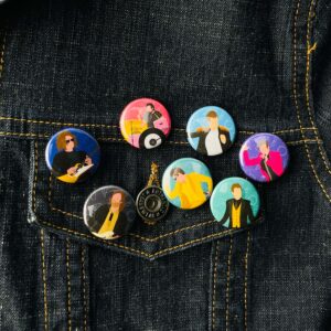 The Band Bundle (7 Pack) - 25mm Button Badge - Inspired by The Killers