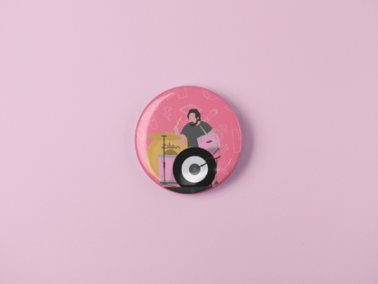 Ronnie Vannucci Jr. - 25mm Button Badge - Inspired by The Killers - Image 2