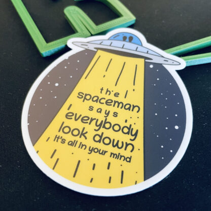 The Killers - Spaceman Sticker - The Spaceman Says Everybody Look Down... - Image 2