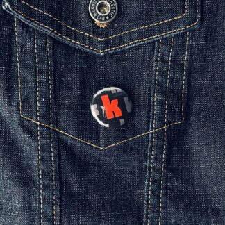 K Logo 25mm Button Badge - Inspired by The Killers