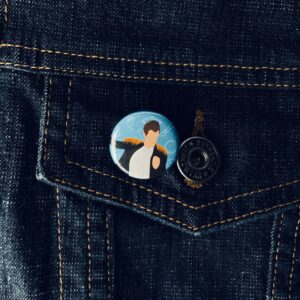 Brandon Flowers in Human - 25mm Button Badge - Inspired by The Killers