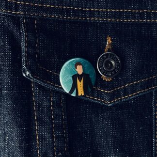 Brandon Flowers in Mr Brightside - 25mm Button Badge - Inspired by The Killers