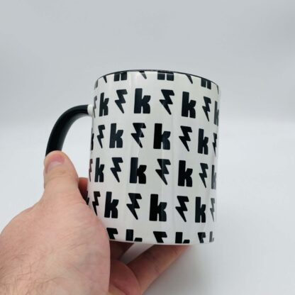 Ks & Bolts 11oz Black and White Mug - Inspired By The Killers - Image 2