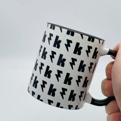 Ks & Bolts 11oz Black and White Mug - Inspired By The Killers - Image 3