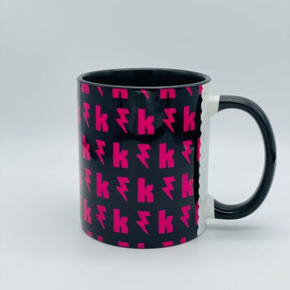 Ks & Bolts 11oz Pink and Black Mug - Inspired By The Killers