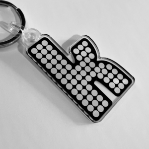 LIMITED EDITION: K 50mm Acrylic Keyring - Inspired By The Killers