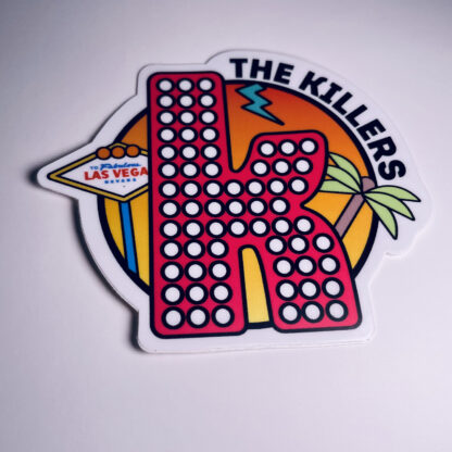 Vegas Sunset The Killers Inspired Vinyl Sticker - Image 4
