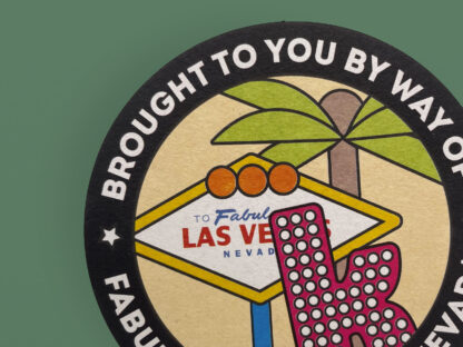 The Killers Beer Mat - Brought To You By Way Of Fabulous Las Vegas Nevada - Image 4