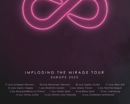 The Killers Imploding The Mirage 2022 Tour Glowing Infinity Poster Print (Unofficial) - Image 5