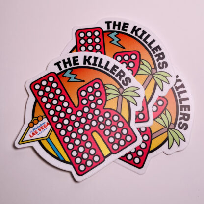 Vegas Sunset The Killers Inspired Vinyl Sticker - Image 5