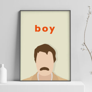 boy Inspired by The Killers Art Poster Print