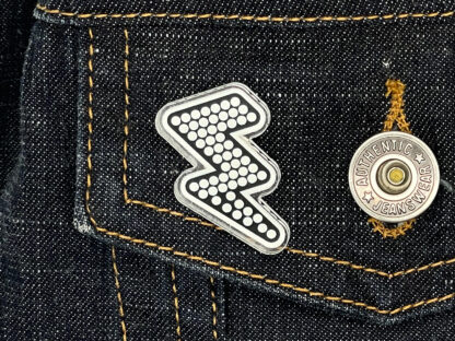 The Killers Lightning Bolt Black Acrylic Pin Badge | Band Logo Pin