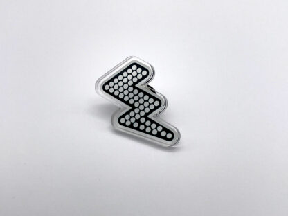 The Killers Lightning Bolt Black Acrylic Pin Badge | Band Logo Pin - Image 2