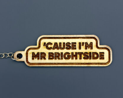 The Killers Mr. Brightside Keyring - 'Cause I'm Mr. Brightside Keychain Inspired By The Killers | Hot Fuss | Indie Gifts