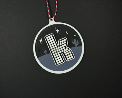 K Desert Christmas Tree Decoration Inspired By The Killers (4 Pack) - Image 3