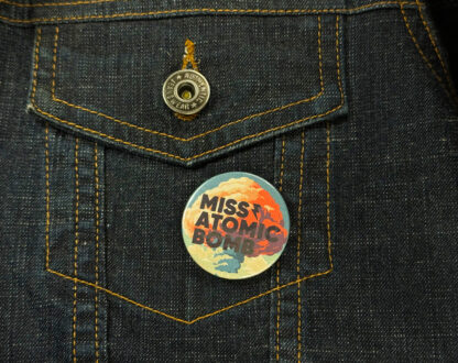 The Killers Inspired Miss Atomic Bomb Button Badge (38mm) - Image 3